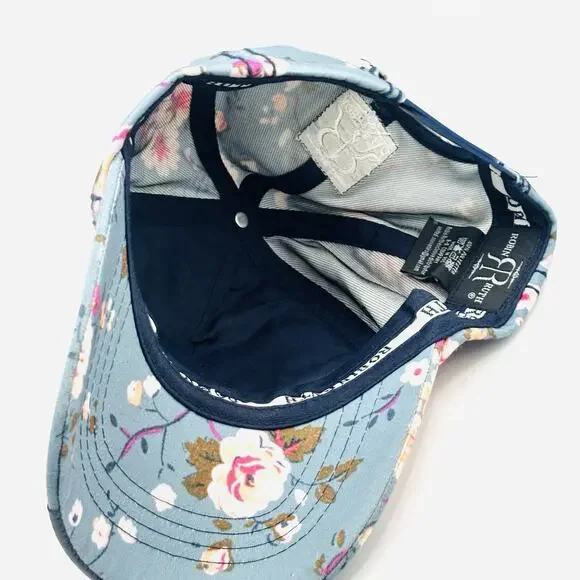 Robin Ruth Paris Floral Snapback Hat Embroidered Tourist Streetwear Cap - Picture 4 of 5